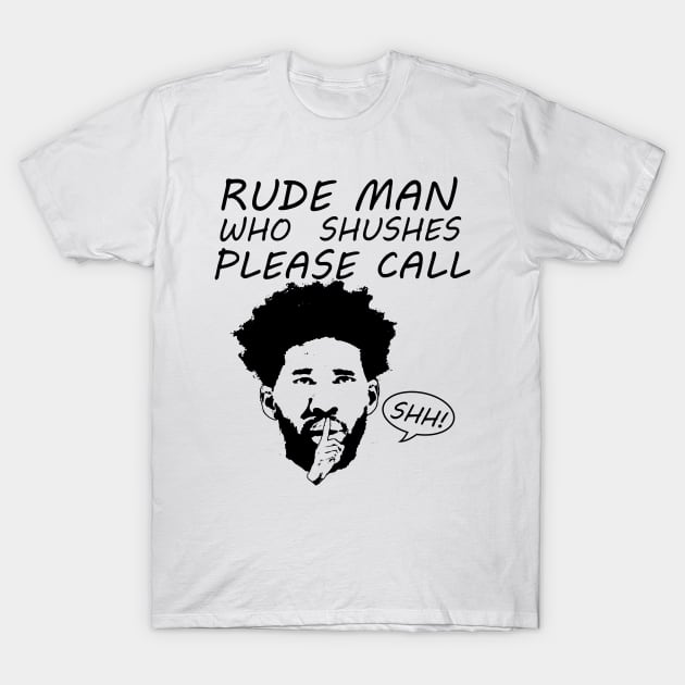 Rude Man T-Shirt by OptionaliTEES